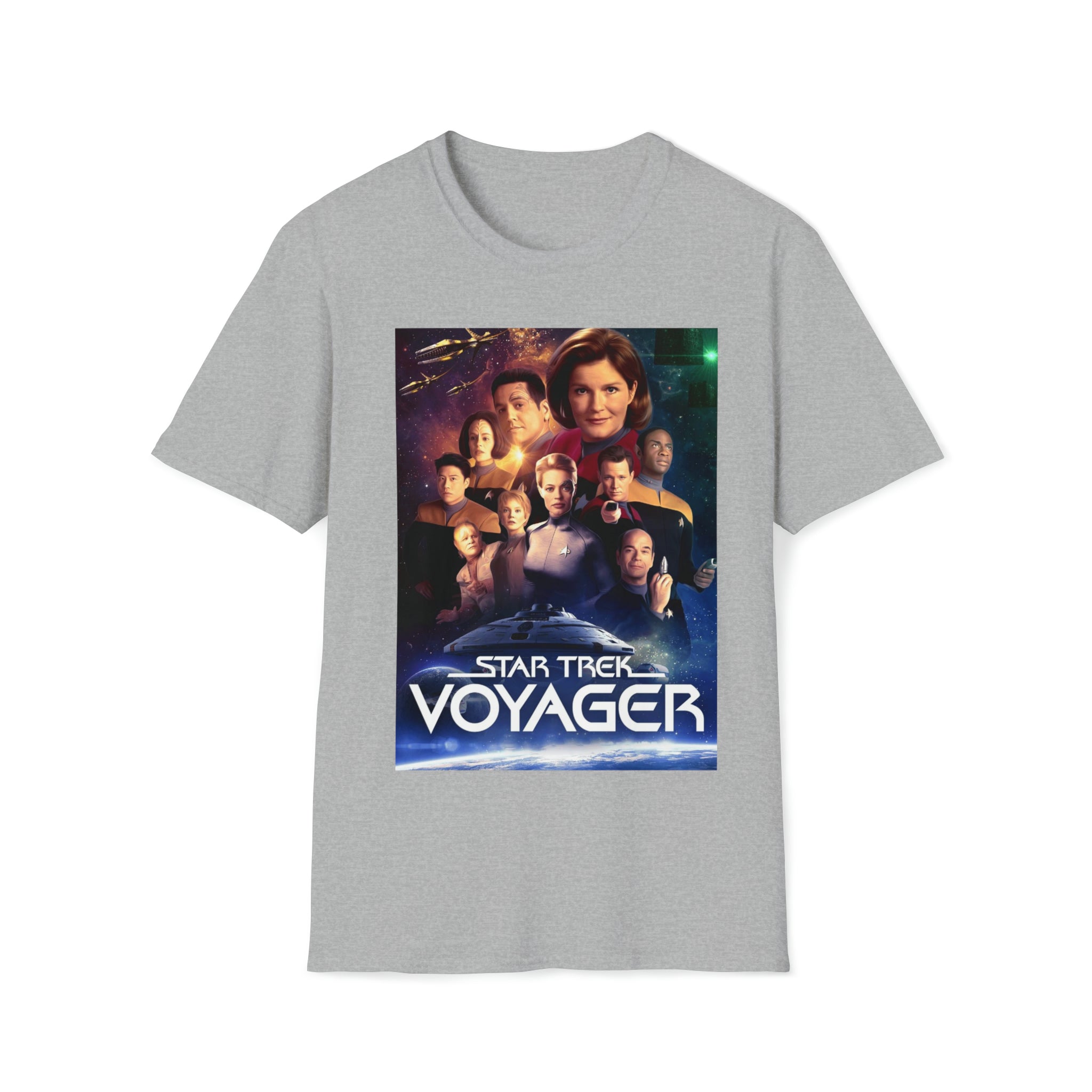 Star Trek Voyager- Unisex Softstyle T-Shirt - Creations by Chris and Carlos